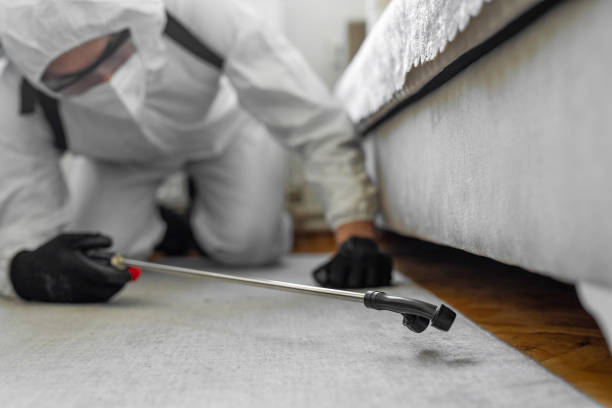 Professional Mosquito Control technician working in Fowler, IN